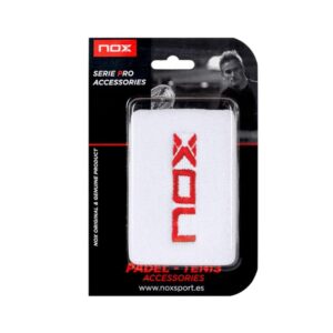 POIGNET EPONGE NOX SOFT blanc/rouge