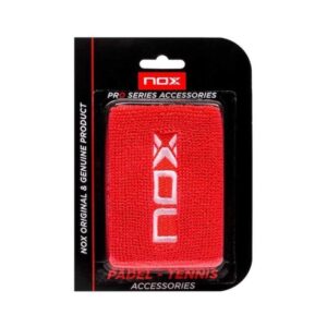 POIGNET EPONGE NOX SOFT rouge/blanc