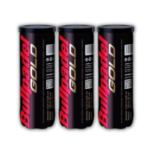 LOT DE 3 TUBES DE BALLES BULLPADEL PREMIUM GOLD