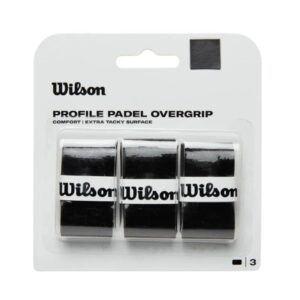 TRIPACK DE SURGRIPS WILSON PROFILE PADEL noir