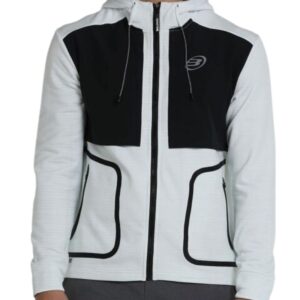 SWEAT-SHIRT BULLPADEL BELEL 038 HIELO blanc/noir