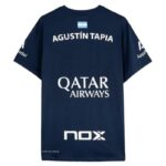 T-SHIRT NOX AGUSTIN TAPIA SPONSORS AT10 bleu marine