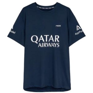 T-SHIRT NOX AGUSTIN TAPIA SPONSORS AT10 bleu marine