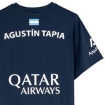 T-SHIRT NOX AGUSTIN TAPIA SPONSORS AT10 bleu marine