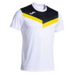 T-SHIRT JOMA COURT BLANC NOIR