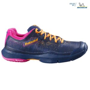 CHAUSSURES DE PADEL BABOLAT JET RITMA WOMEN 2025 bleu marine