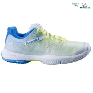 CHAUSSURES DE PADEL BABOLAT JET RITMA WOMEN 2025 blanc