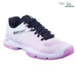 CHAUSSURES DE PADEL BABOLAT SENSA WOMEN 2025 blanc/rose lilas