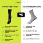 CHAUSSETTES FLOKY S-MASH 2.0 noir